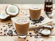 Caf� Brasileiro com leite de coco
