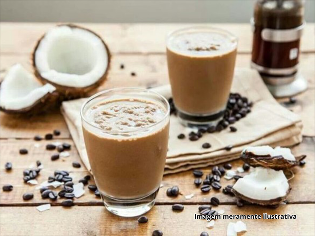 Caf� Brasileiro com leite de coco