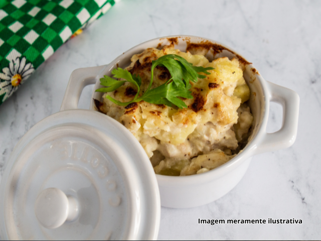 Bacalhau com Creme de Leite Comevap