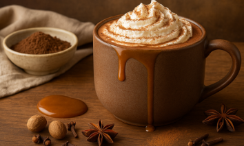 Chocolate Quente Nestl� com Caramelo e Especiarias